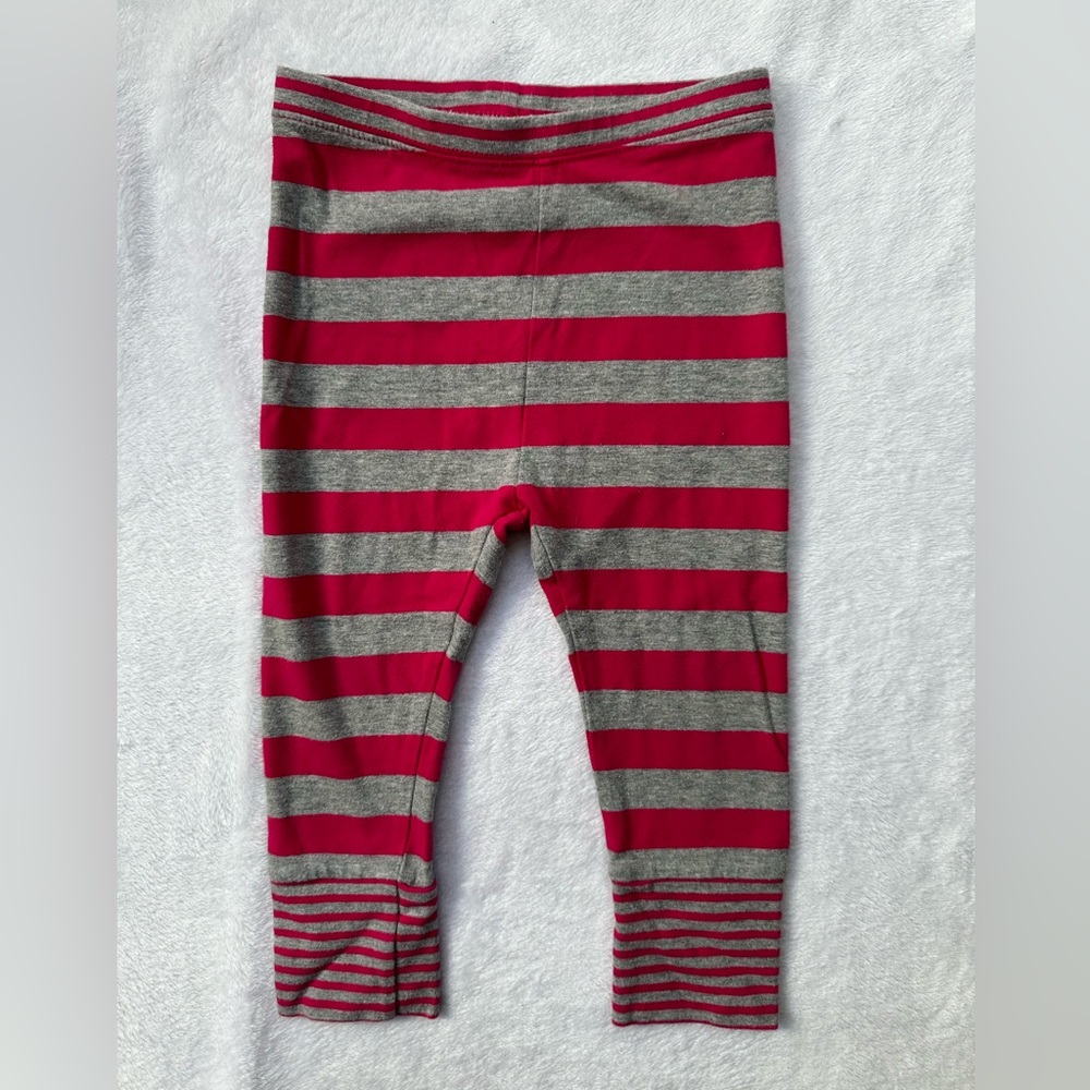 Baby Gap Striped Leggings in Pink/Gray - Size 18-24 Months